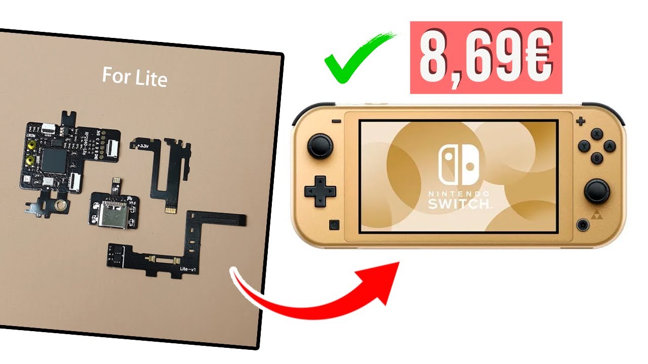 ¡Novato (YO) CHIPEO mi Switch Lite por SOLO 8€!