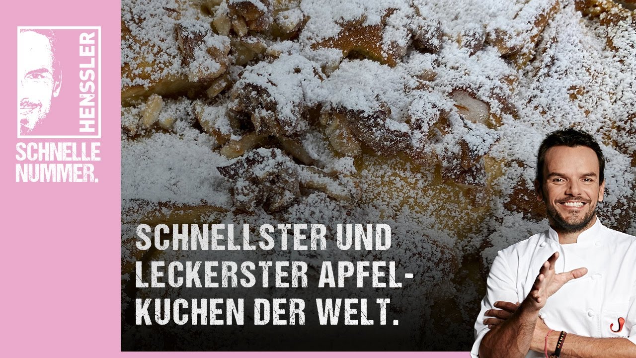 Schnellster und leckerster Apfelkuchen der Welt von Steffen Henssler