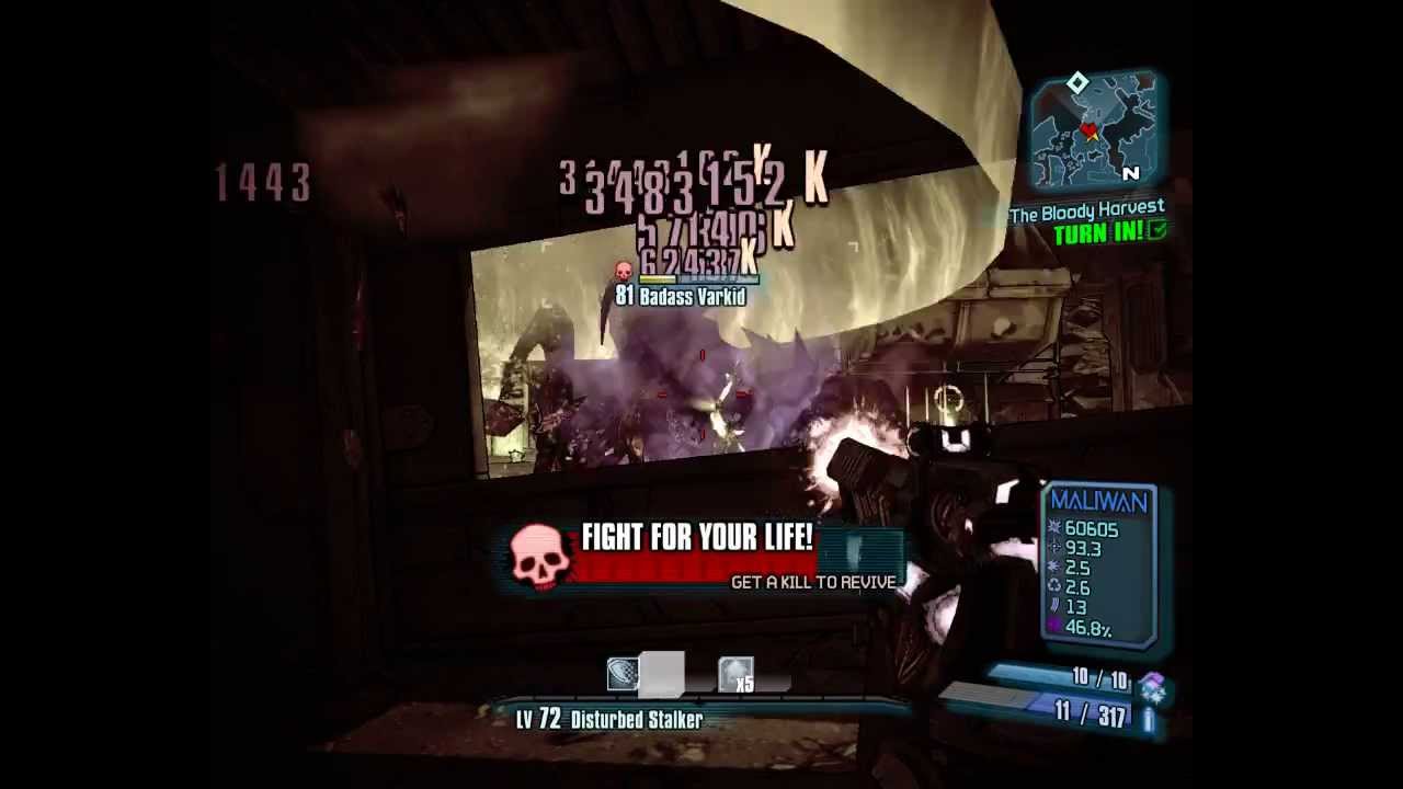 Borderlands2. Zero kills 2 Vermivorous the invincible in seconds!