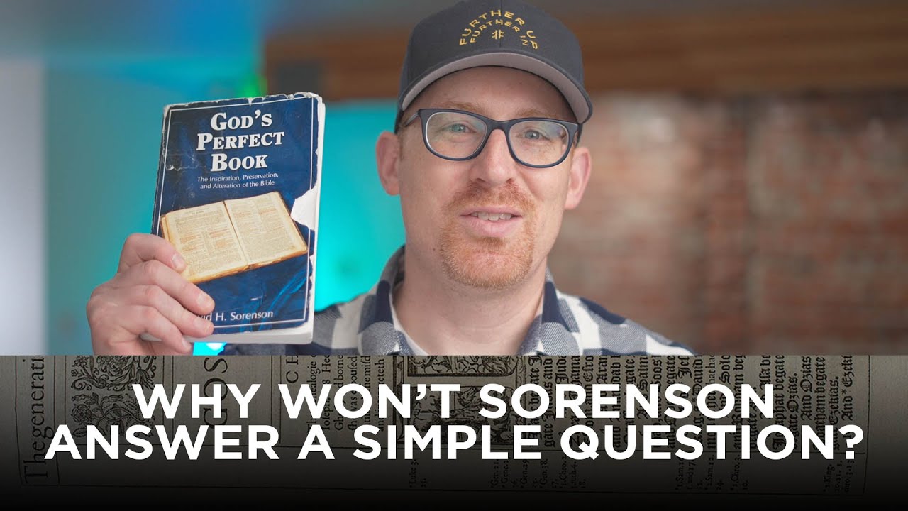 Why Won't David Sorenson Answer a Simple Question?
