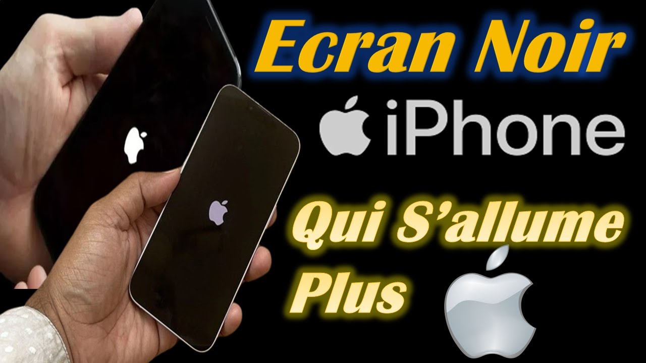 RÉPARER UN IPHONE QUI NE S'ALLUME PAS "ECRAN NOIR "