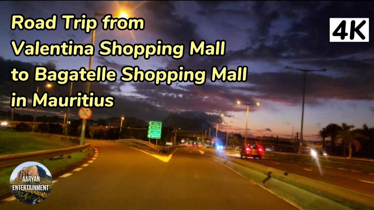 Road Trip from Valentina Shopping Mall to Bagatelle Shopping Mall in Mauritius!