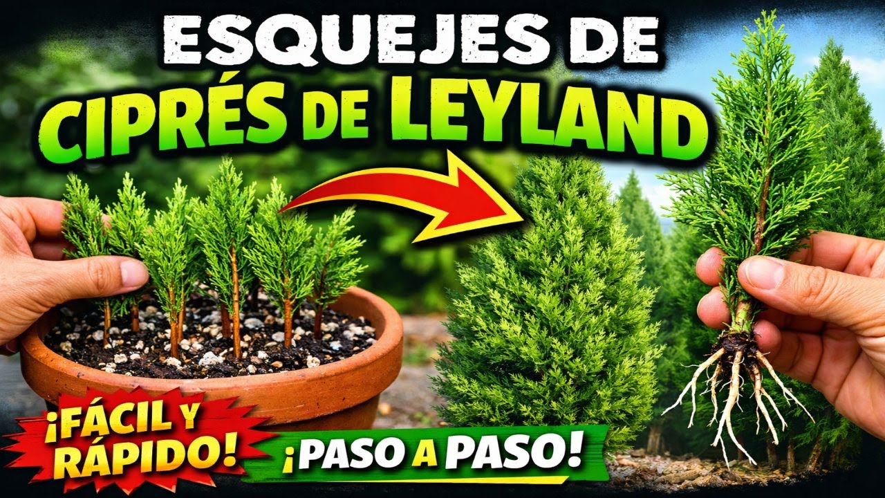 Multiplica Ciprés de Leyland SIN COMPRAR MÁS 🌲