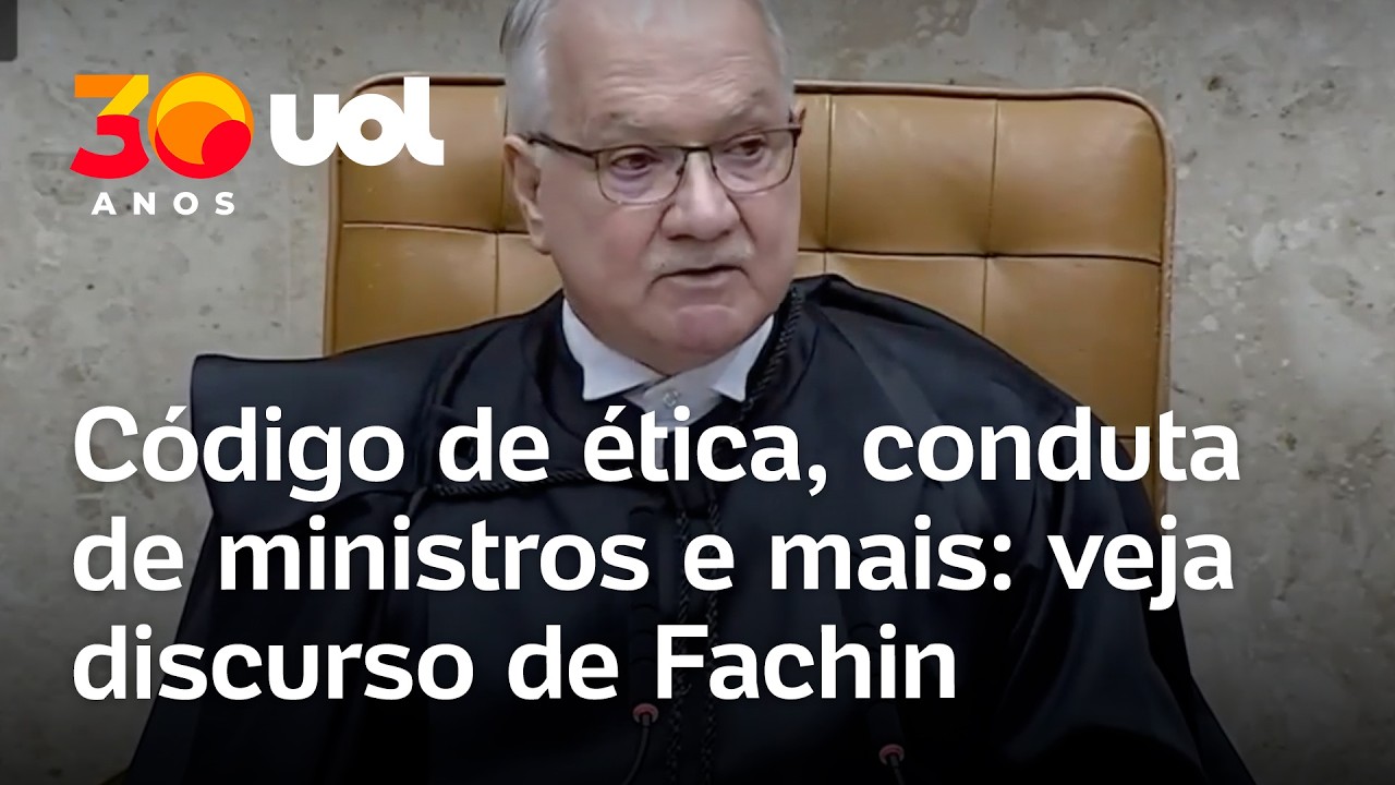 Fachin cobra código de ética e respeito aos ministros em volta do STF; veja íntegra