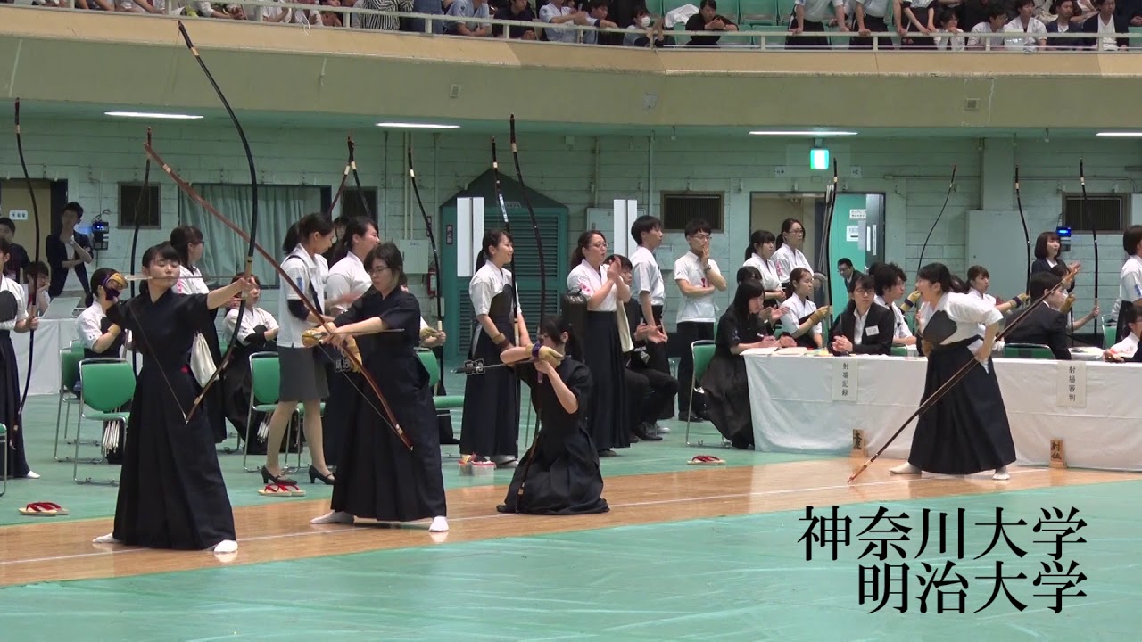 第48回全関東学生弓道選手権大会女子団体戦決勝トーナメント一回戦