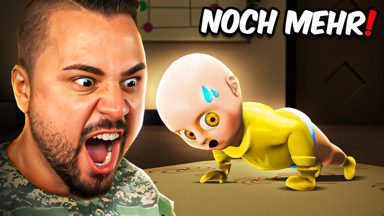 Baby muss LIEGESTÜTZE machen! (The Baby in Yellow)