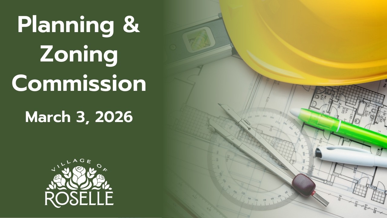 March 3, 2026 Roselle Planning & Zoning Commission