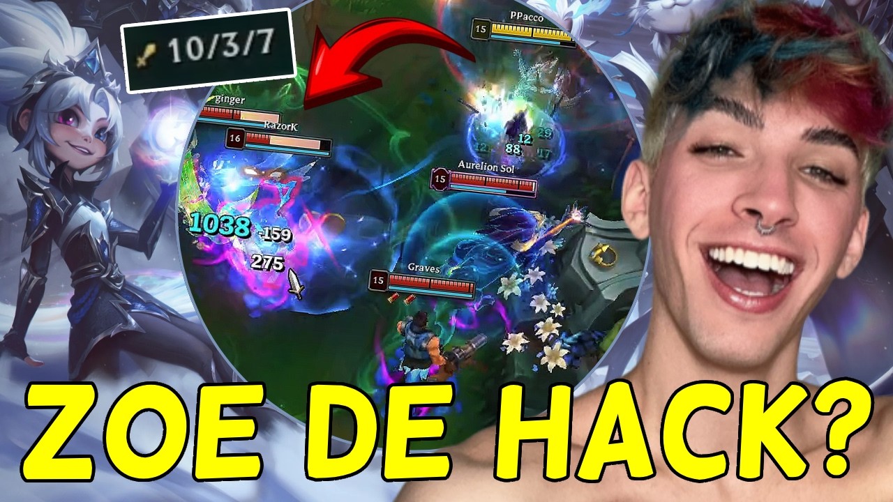 Minha Zoe não erra skill- League of Legends