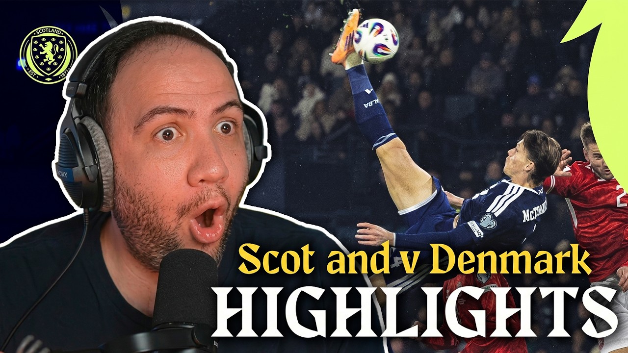 First Time Seeing Scotland vs Denmark EPIC qualifier match World Cup 2026 | Teacher Paul Sports