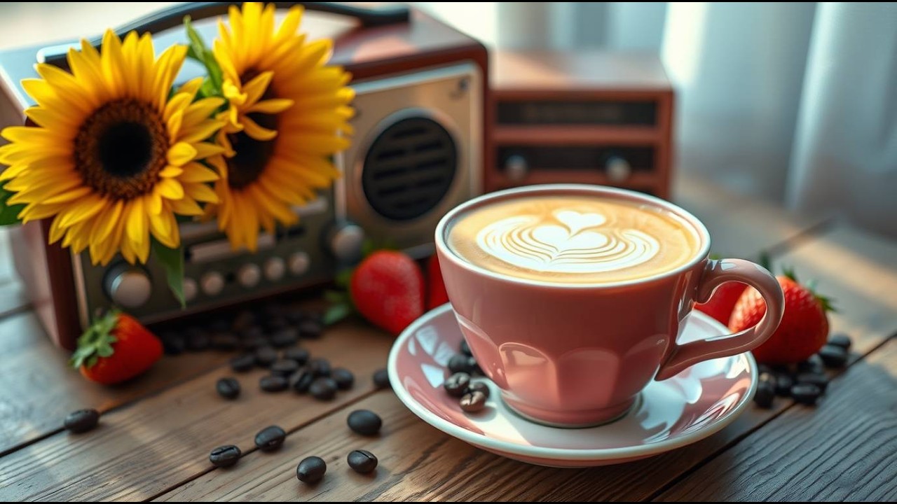 Elegant Spring Coffee Jazz ☕ Relaxing Café Vibes & Bossa Nova Instrumental for Focus & Positive Mood