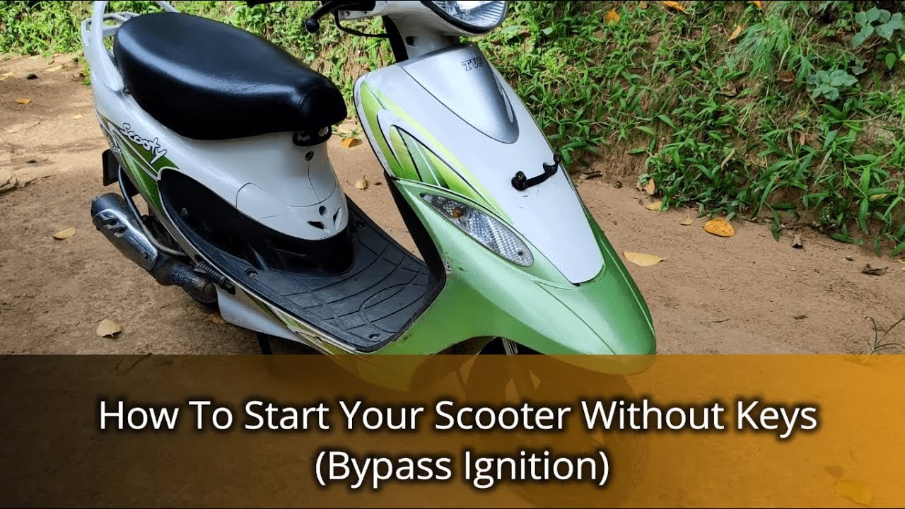 How To Start Your Scooter Without Keys - Bypass Ignition Line