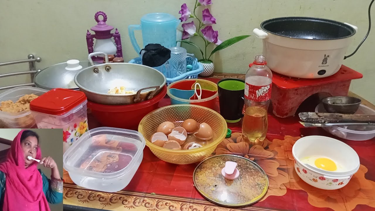 ☕ঘুম থেকে উঠে সংসারের কাজগুলো করে নিলাম 