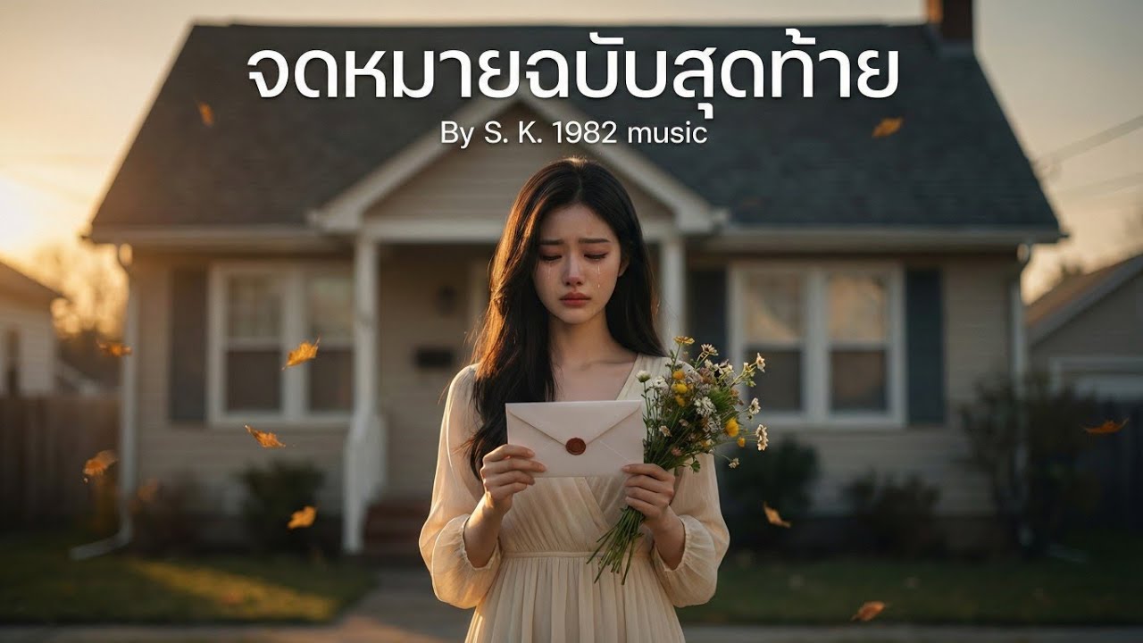 จดหมายฉบับสุดท้าย 「Official Lyrics Audio MV」 By S. K. 1982 music‼️รับชมภาพ MV ของคนใจแตกสลาย