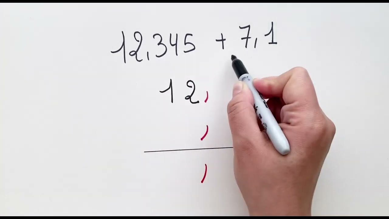 L’addition des nombres décimaux