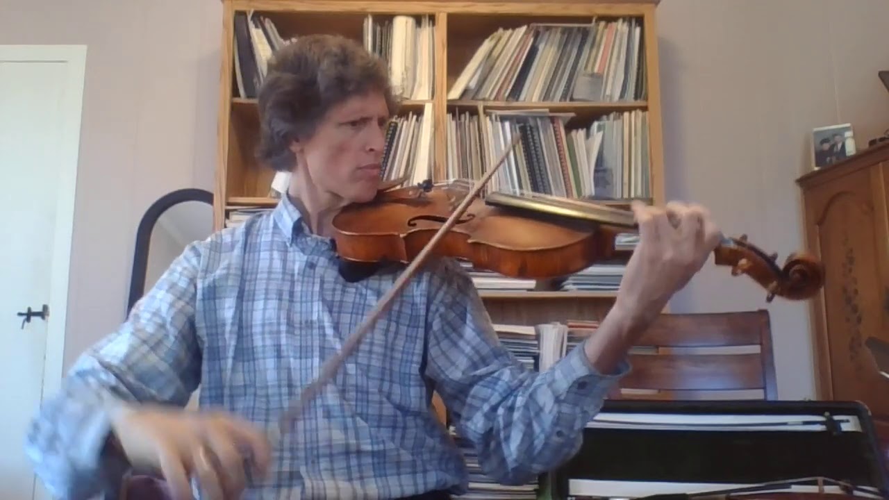 Telemann Viola Concerto 1st mvt Steve Larson run through & talk