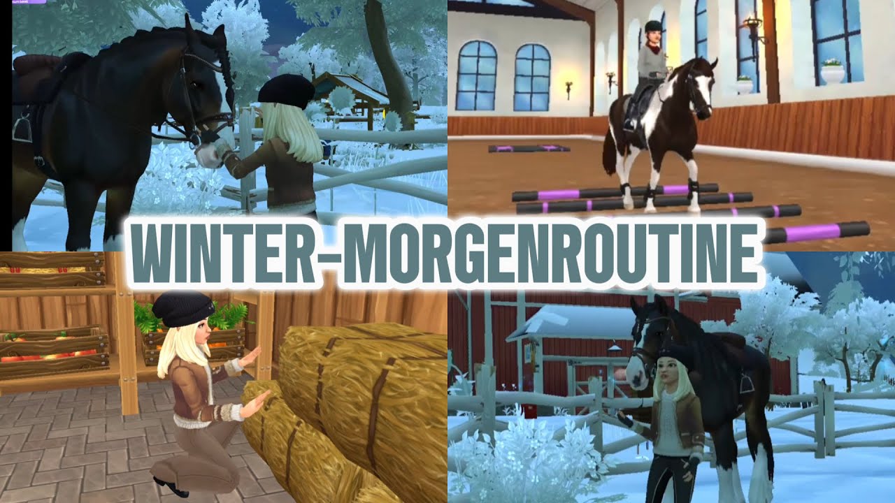❄️ Winter MORGENROUTINE ⛄️Stall Vlog 🤳🐴| SSO RRP