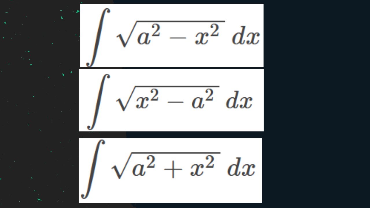 Integration involving radicals