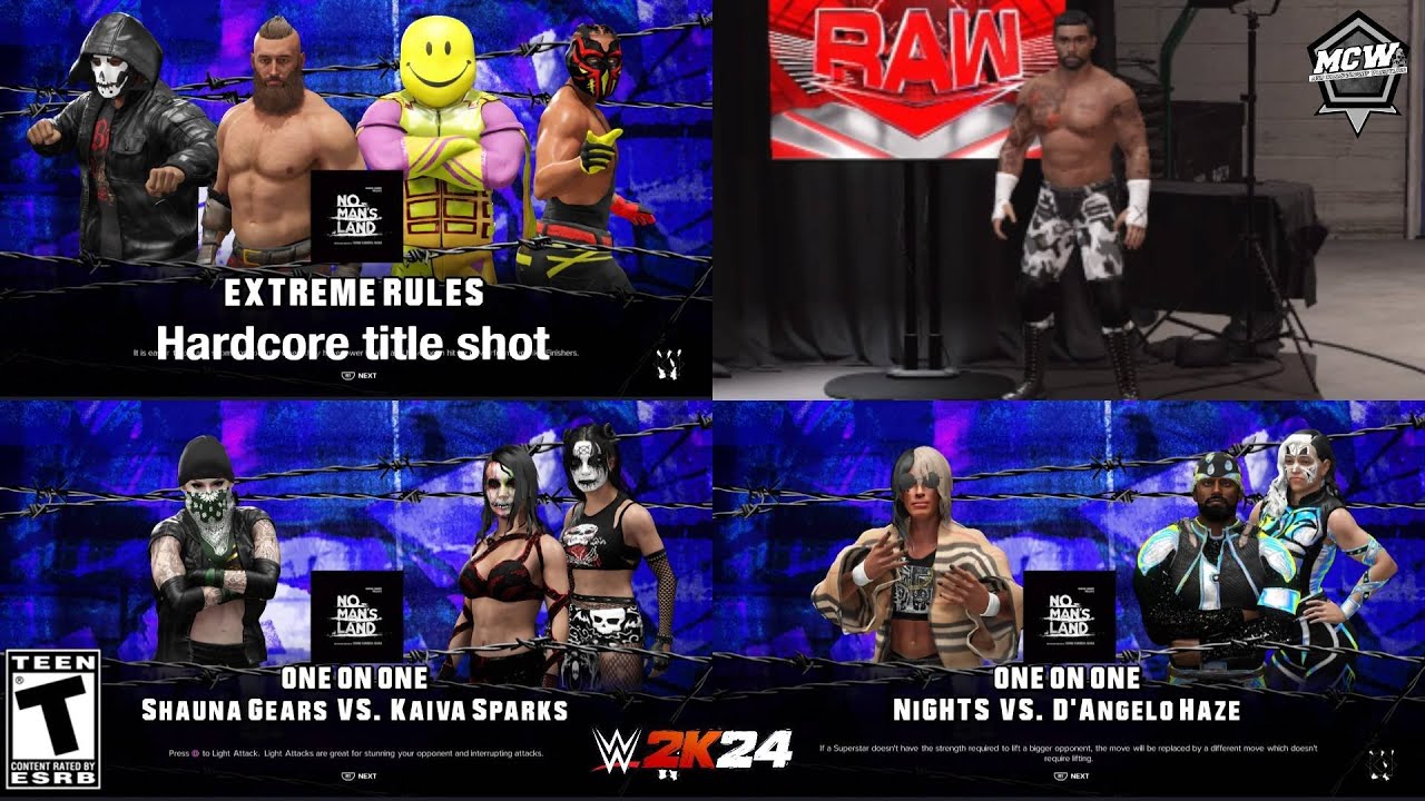 WWE 2K24 MCW No Man Land S9 Ep 10