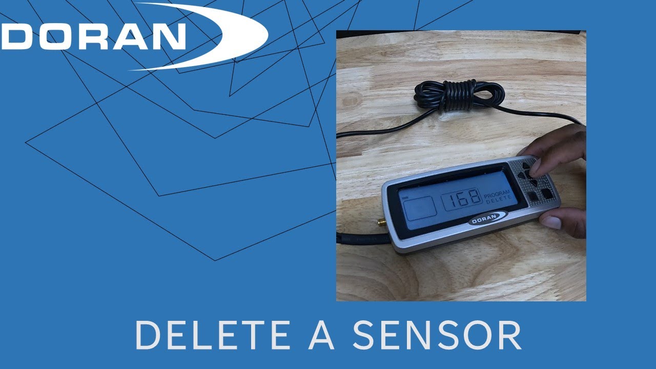 Doran 360™ TPMS How To: Delete a Sensor