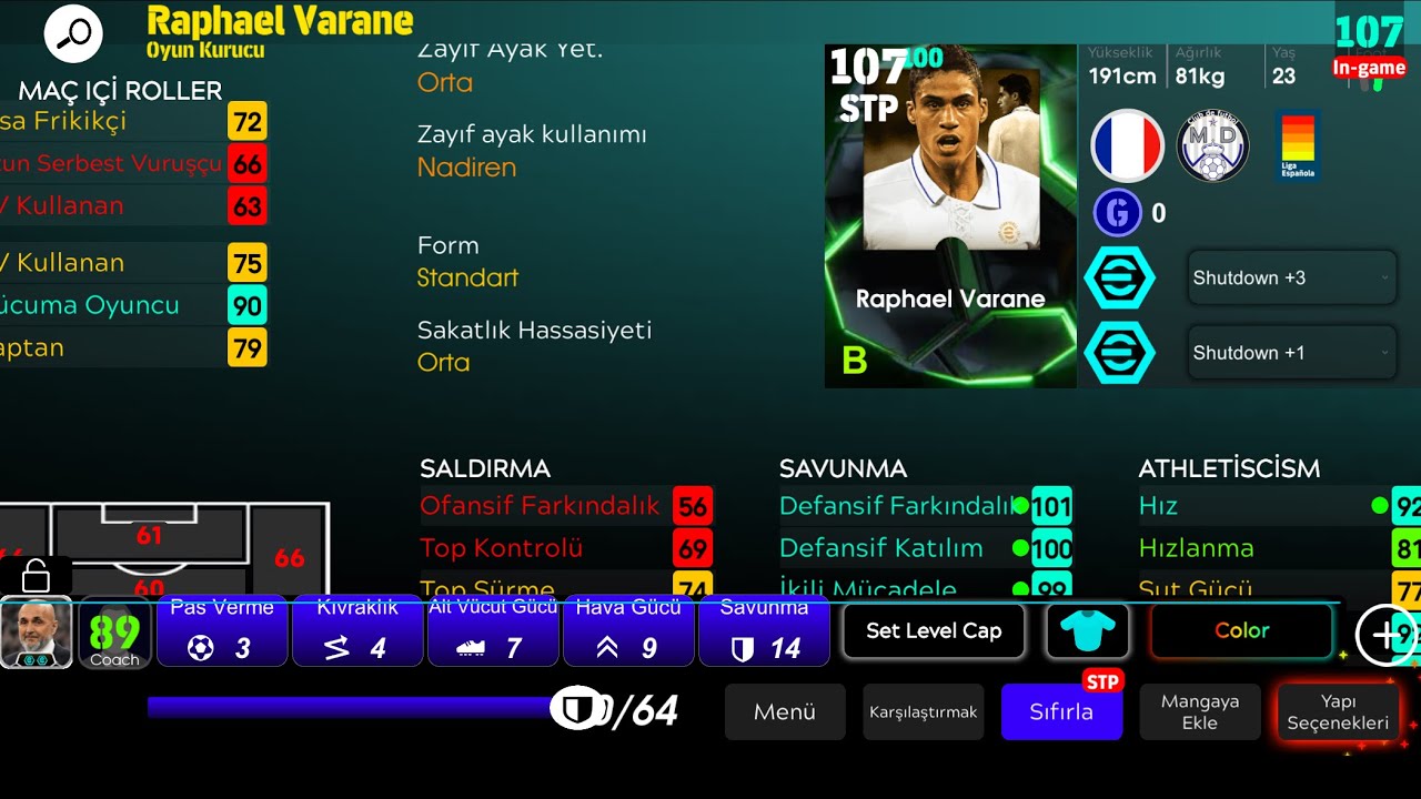107 VARANE, 106 MARQUEZ VE 104 VAN BRONCKHORST 🌑 SAVUNMA OYUNCULARI İNCELEME - EFOOTBALL 2026 MOBİLE