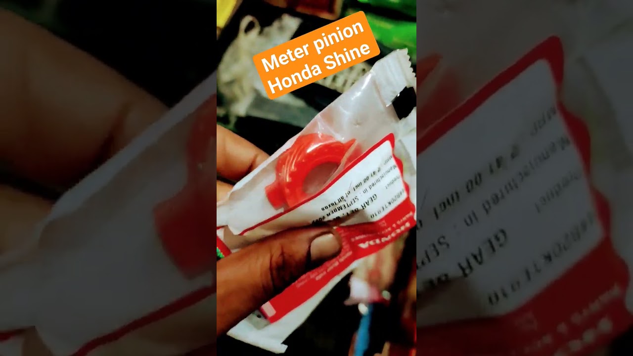 Meter Gear/pinion for Honda shine. Honda genuine. Honda bike lover.Please subscribe the channel.❤️U