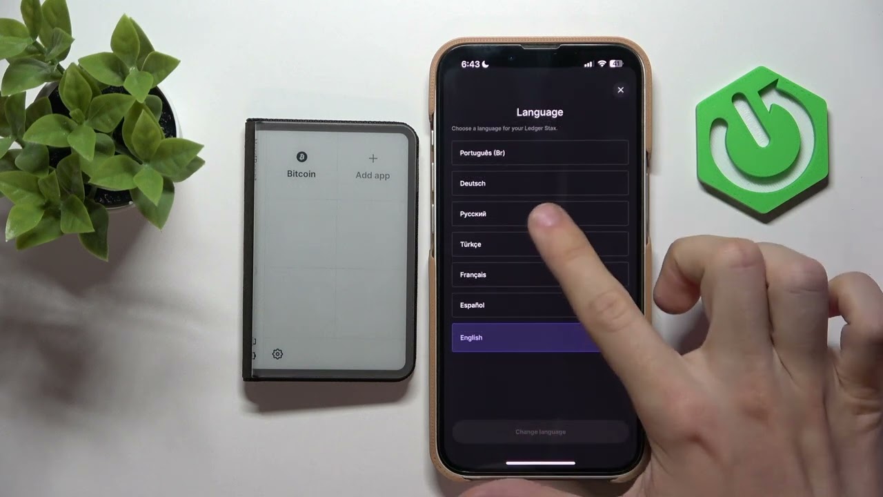 LEDGER Stax – How to Change Language Settings