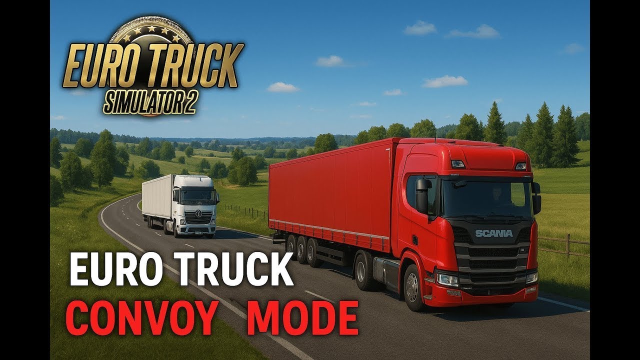 🚚 Euro Truck Simulator 2 – Realistic Convoy Driving Gameplay | ETS2 Multiplayer 2025
