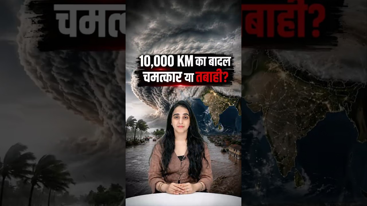 Why is Half of Asia Under Clouds? ITCZ & Monsoon Trough |#shorts #geographycurrentaffairs #muskanmam