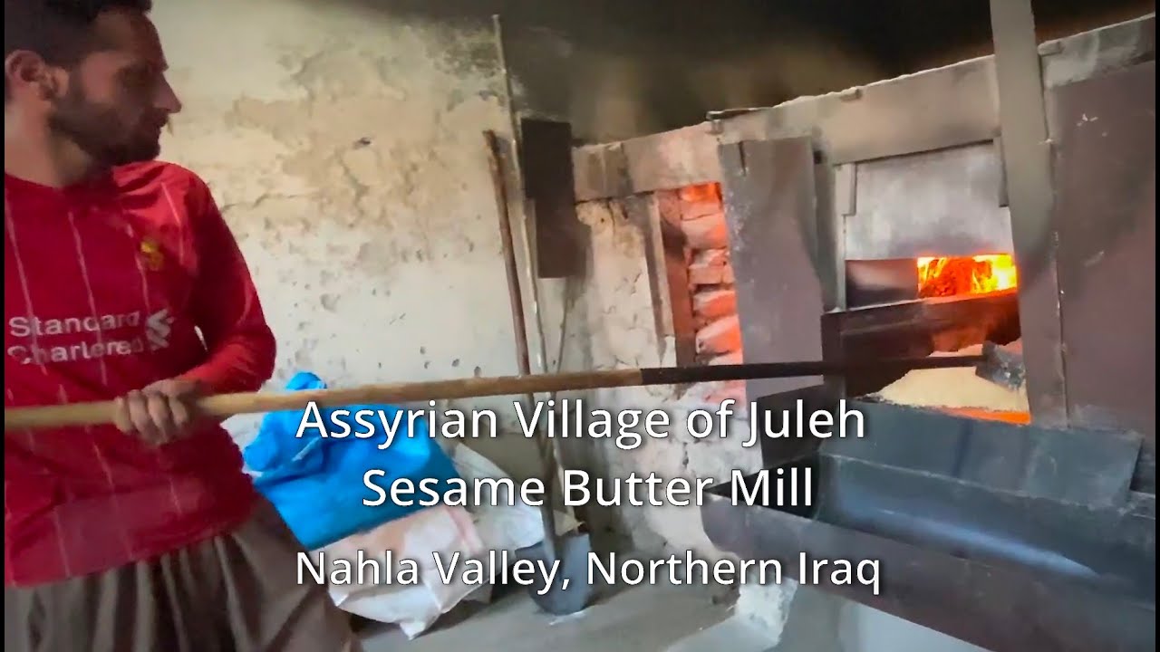 Nahla Valley, Northern Iraq. Juleh Village Sesame Butter Mill