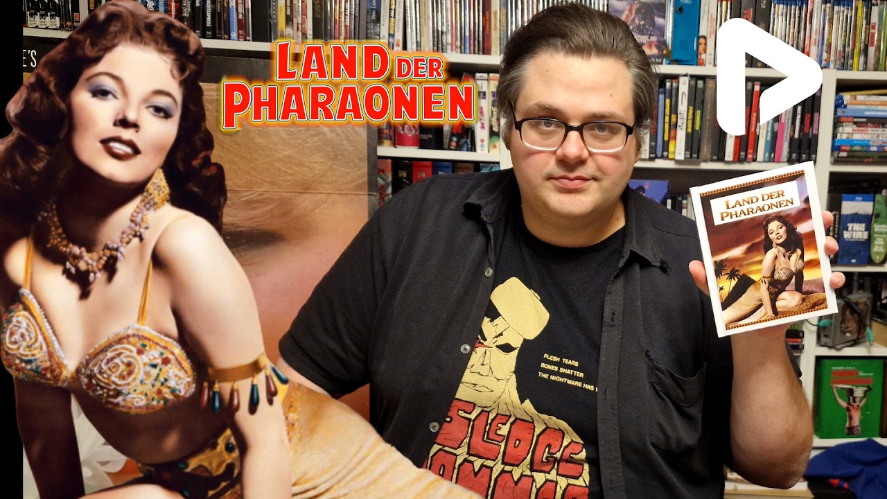 Howards Hawk's LAND DER PHARAONEN Blu-Ray/DVD Mediabook | Plaion | Joan Collins Unboxing Review
