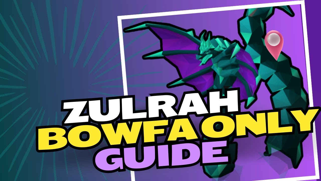 BowFa only Zulrah (chill, no sweat) GUIDE **GLHF**