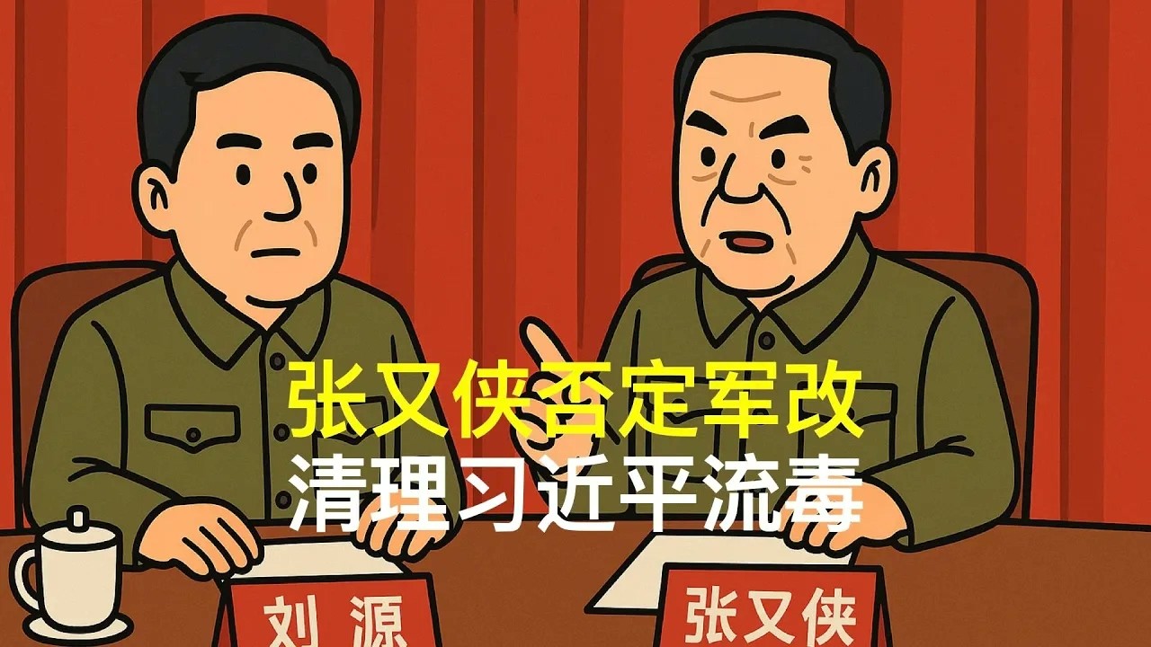 张又侠否定军改，清理习近平流毒｜胡锦涛｜温家宝｜刘源