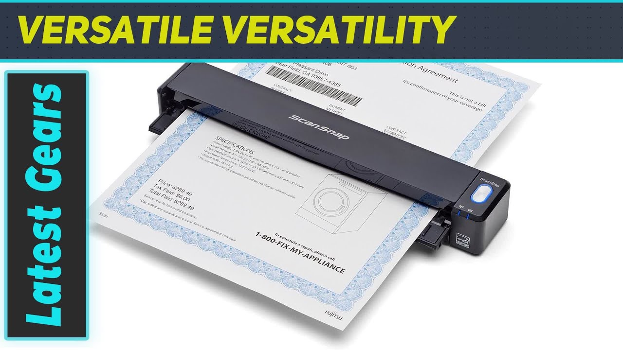 ScanSnap iX100 Wireless Mobile Portable Scanner: The Ultimate Scanning Solution for