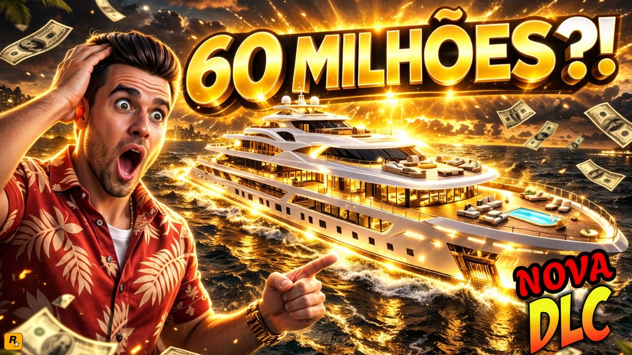 🔥 GTA Online NOVA DLC MANSÕES LUXUOSAS 2 | NOVA MANSÃO FLUTUANTE: IATE DE LUXO! 🏠💰