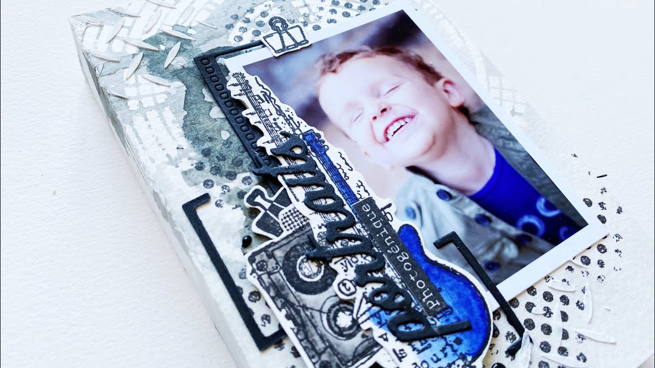 Tuto mini album esprit grunge