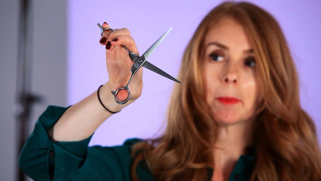 How to Hold Scissors While Cutting Hair | Hair Cutting