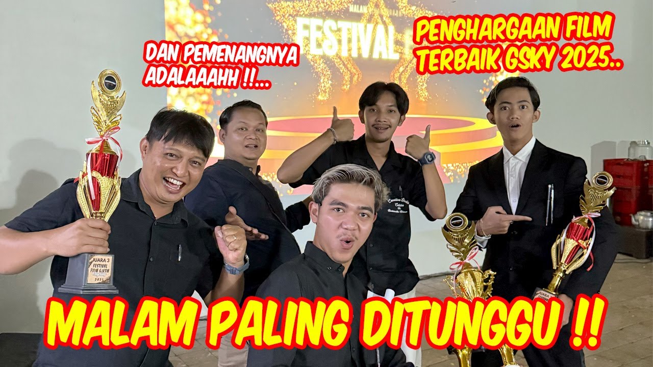 Akhirnya bisa nobar Film mereka !! DAN JUARA FILM GSKY 2025 JATUH PADA CHANEL..