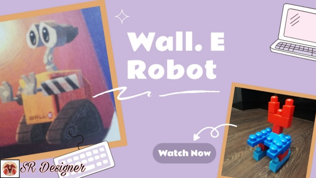 How to make robot with blocks. Robot making with building blocks. SR Designer