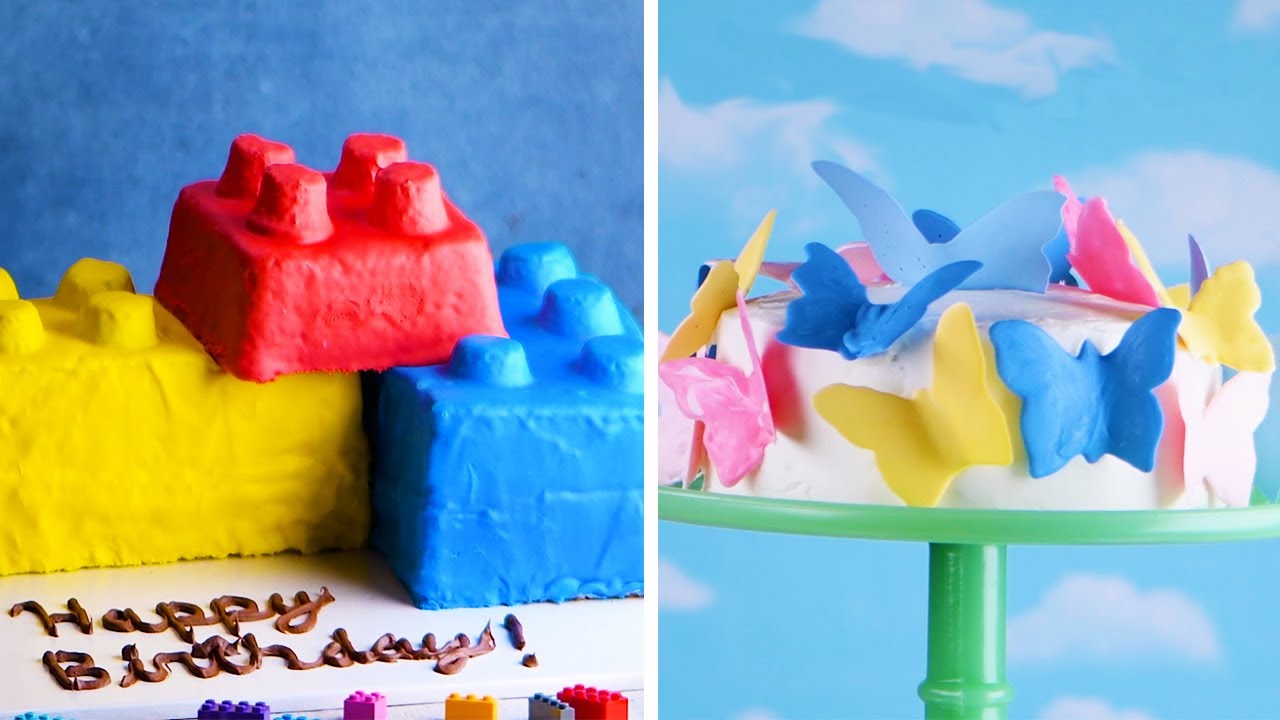 Play with Your Food! 7 Easy Cakes for a Birthday Party! 🚜🐠👸 Delicious Cake Recipes by So Yummy