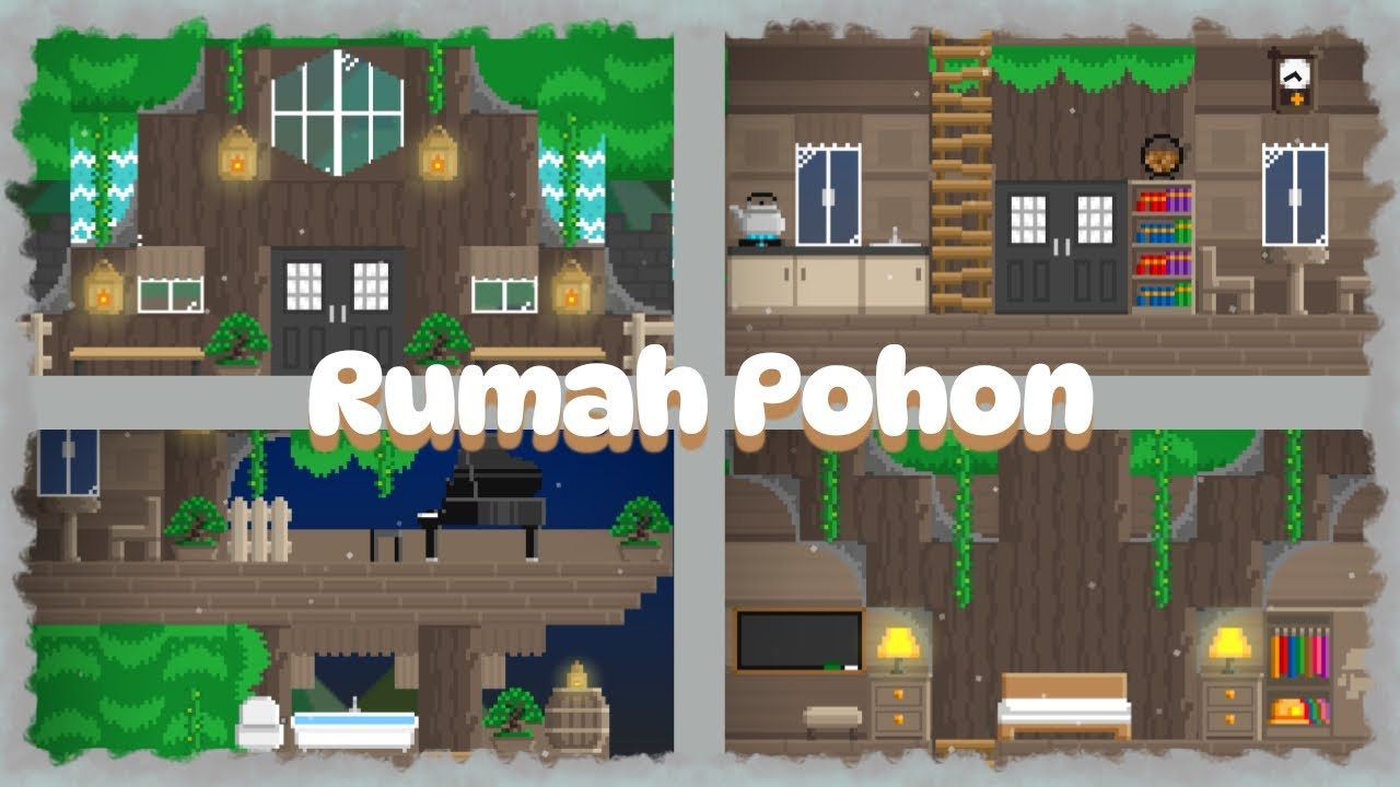 🌲Tutorial Membuat Rumah Pohon🌲 || Boku Boku