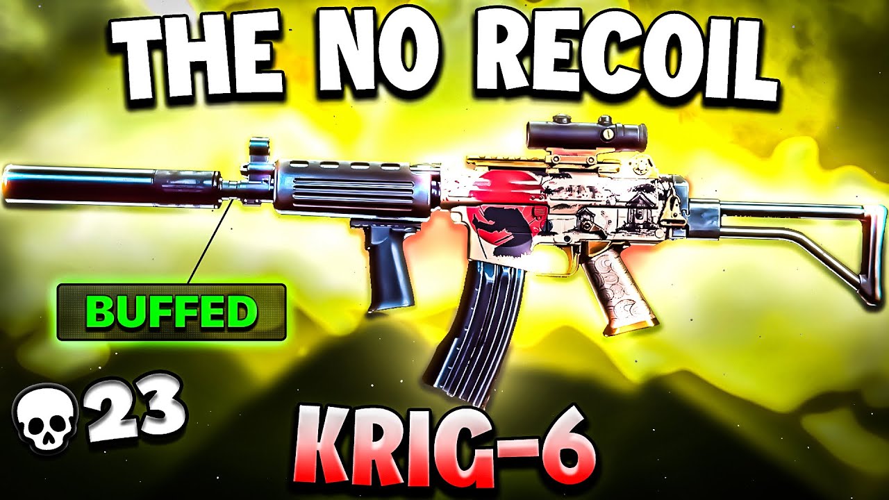 the NO RECOIL KRIG 6 was BUFFED?! 🤯 *Best Krig 6 Class* (Rebirth Island - Warzone)