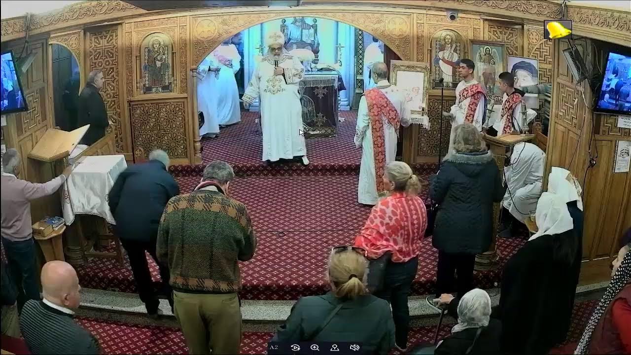 القداس الالهى يوم الاثنين من الصوم الكبير  9/ 3 /  2026كنيسة الانبا ابرام