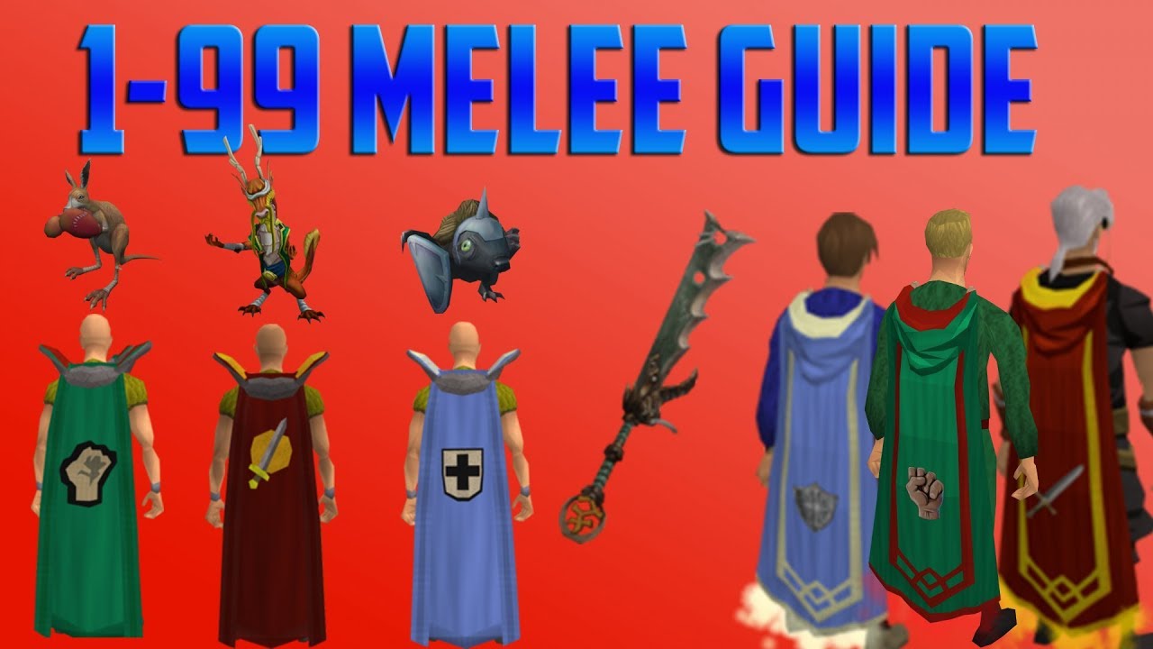 Runescape 3 - 1-99 Melee guide 2018 - EASY methods up to 750k XP/hour