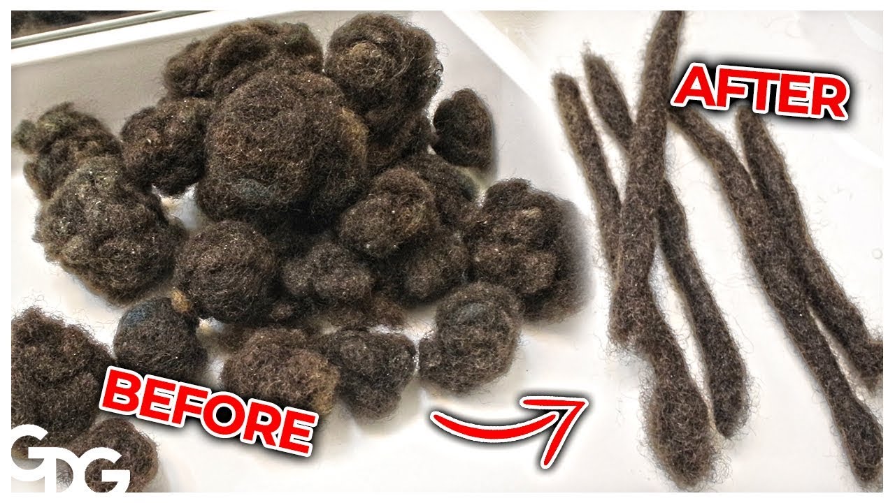 Turning My Dead Hair Into Dreadlocks!