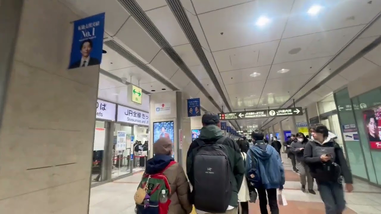 今日の名古屋駅　新幹線のりば　2026年2月20日(金) 10:04頃の様子