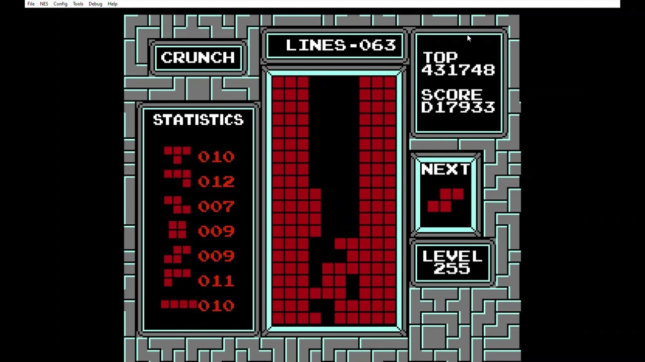 Level 249 Rebirth in Crunch Mode! #tetrischallenge #tetrisgame #tetris #crunchmode