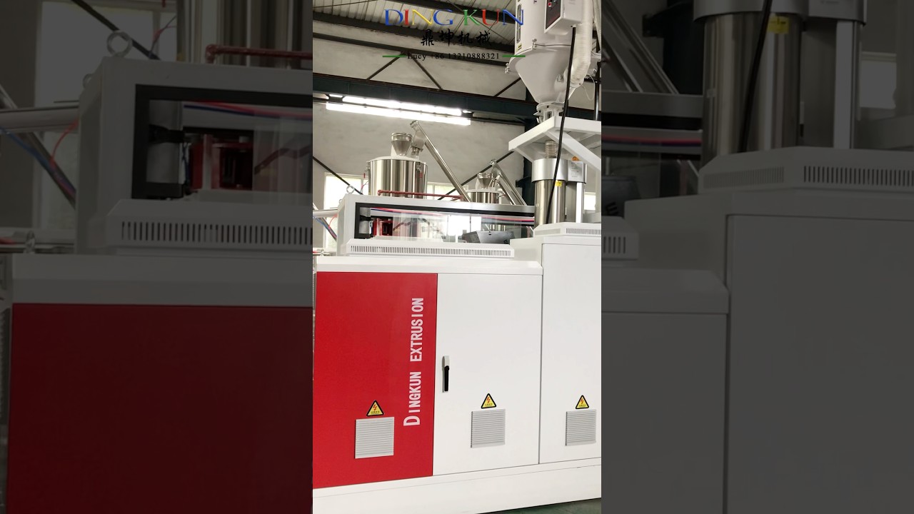 High speed hdpe pp pe pipe making production line #machine #extrusion #pipelining