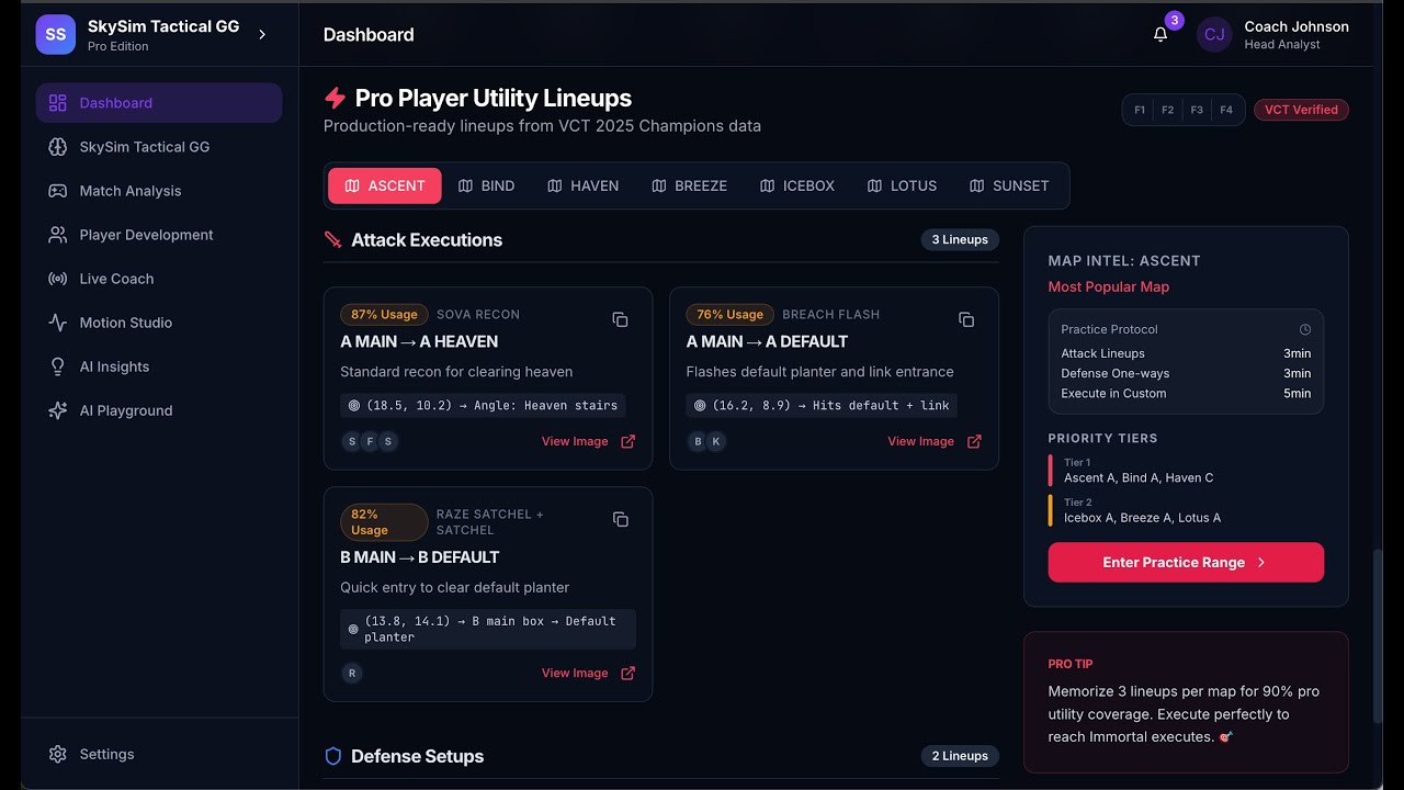 SkySim Tactical GG: The 3D Tactical Motion Synthesis & Strategic Decision Engine