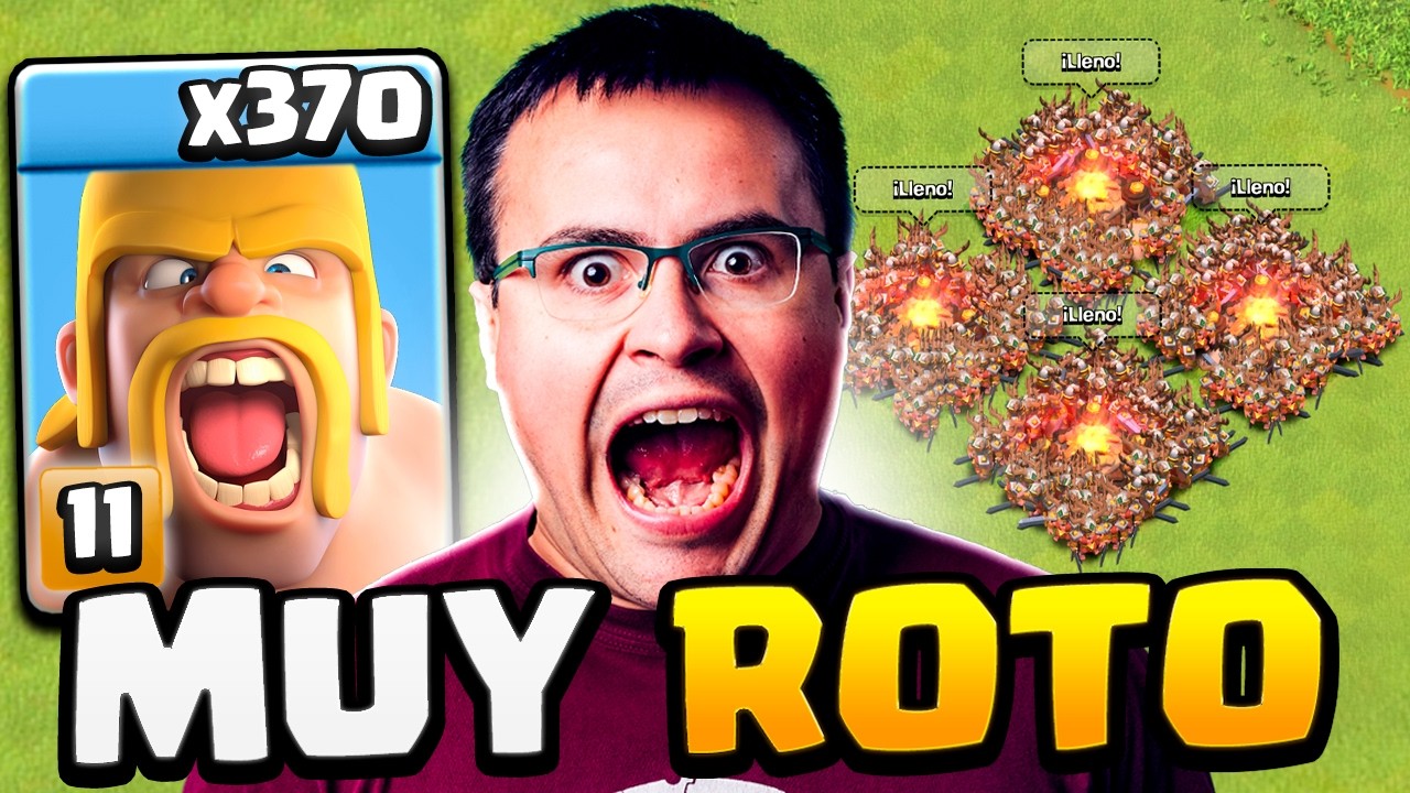370x Barbaros en Liga Leyenda - Clash of Clans