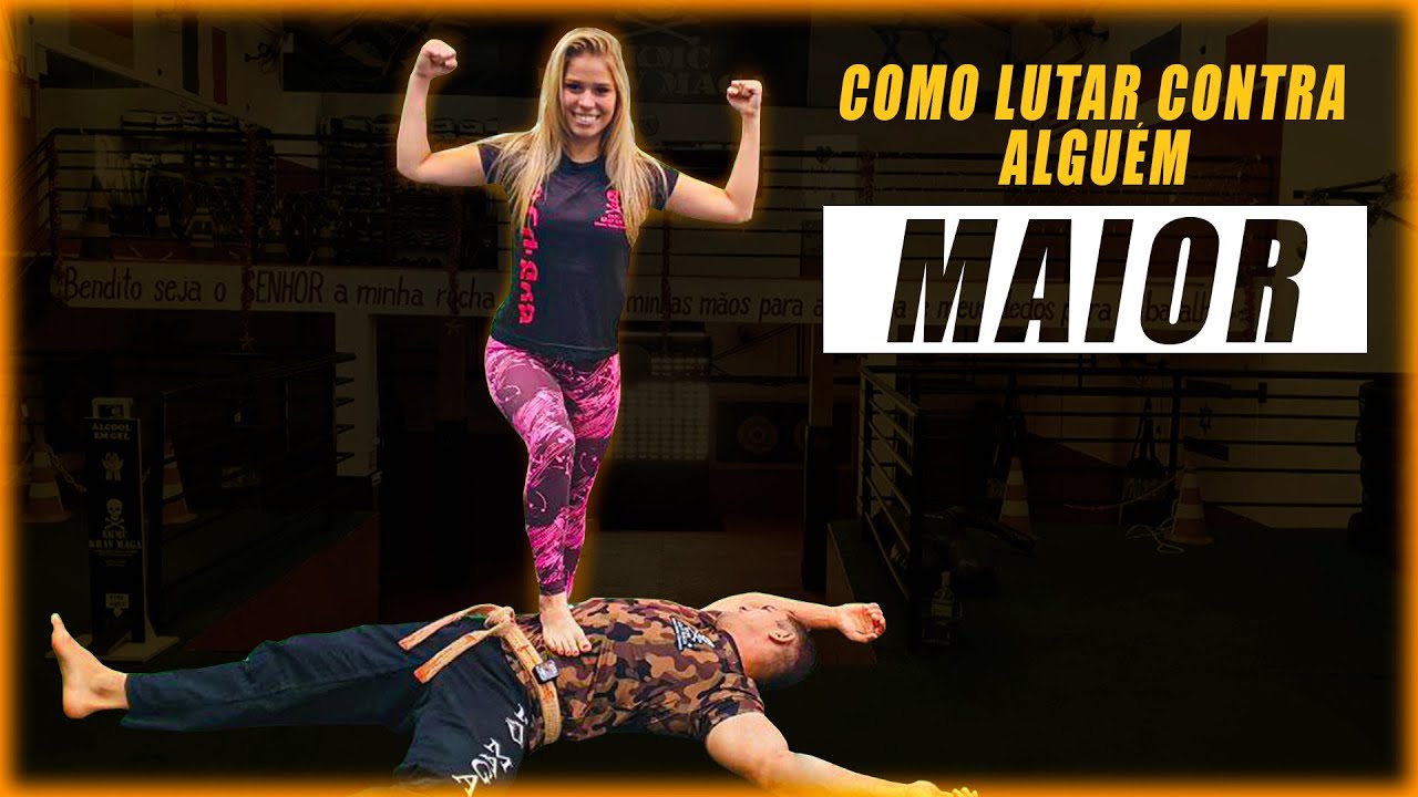Como LUTAR com uma pessoa MAIOR E MAIS FORTE | Krav Maga Caveira
